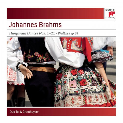 Duo Tal & Groethuysen - Brahms: Hungarian Dances No. 1-21; Waltzes, Op. 39 for Piano for Four Hands (1993)