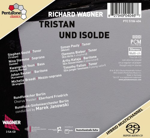 Rundfunk-Sinfonieorchester Berlin, Rundfunkchor Berlin, Marek Janowski - Wagner: Tristan und Isolde (2012) [Hi-Res]