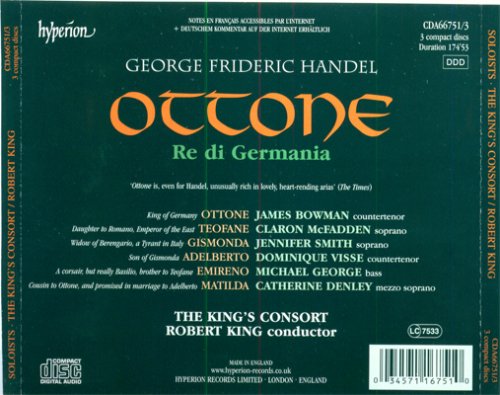 Claron McFadden, Jennifer Smith, James Bowman, Dominique Visse - Handel: Ottone, re di Germania (1994)
