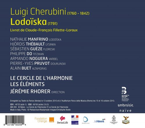 Le Cercle de l'Harmonie, Jérémie Rhorer, Luigi Cherubini - Luigi Cherubini: Lodoïska (2013) [Hi-Res]