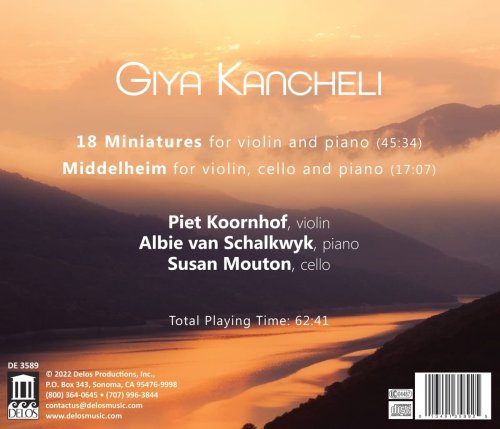 Piet Koornhof, Albie van Schalkwyk, Susan Mouton - Kancheli: Middleheim & 18 Miniatures (2022) [Hi-Res]