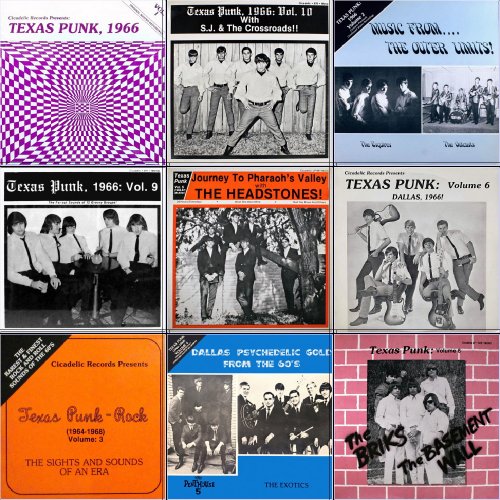 VA - Texas Punk Vol. 1-10 (1984-1987) LP