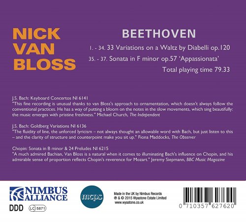 Nick Van Bloss - Beethoven: Diabelli Variations (2015)