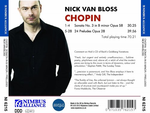 Nick Van Bloss - Chopin: Sonata in B Minor & 24 Preludes (2013)