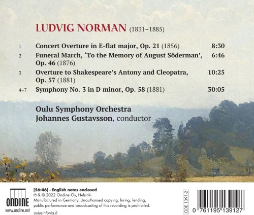 Oulu Symphony Orchestra, Johannes Gustavsson - Norman: Orchestral Works (2022) [Hi-Res]