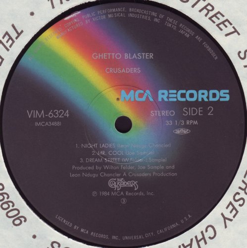 Crusaders - Ghetto Blaster (1984) LP