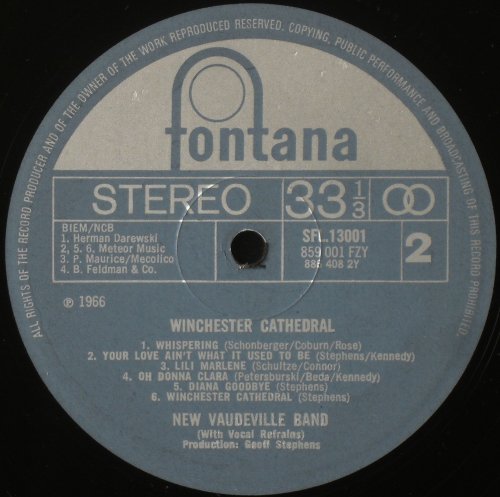 The New Vaudeville Band - Winchester Cathedral (1966) LP