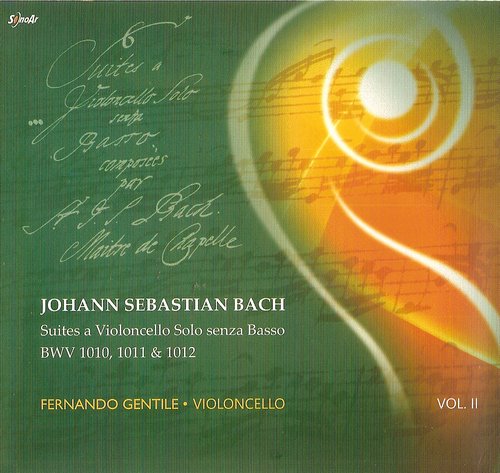 Fernando Gentile - J.S. Bach: Cello Suites BWV 1010, 1011 & 1012 (2013) CD-Rip