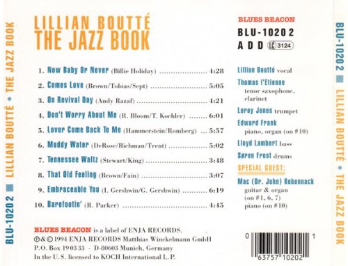 Lillian Boutté - The Jazz Book (1994) Lossless