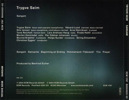 Trygve Seim - Sangam (2005) 320 kbps+CD Rip