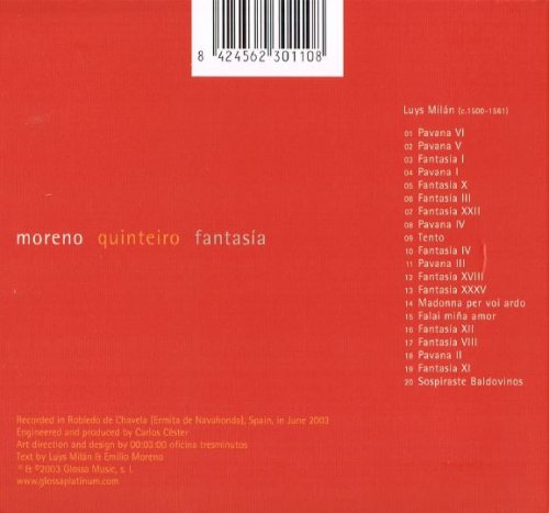 Jose Miguel Moreno, Eligio Quinteiro - Luys Milán: Fantasía (2003)