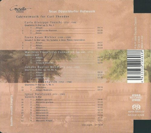 Neue Düsseldorfer Hofmusik - Cabinetmusik for Carl Theodor (2006) CD-Rip