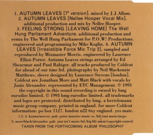 Coldcut - Autumn Leaves (1994) FLAC