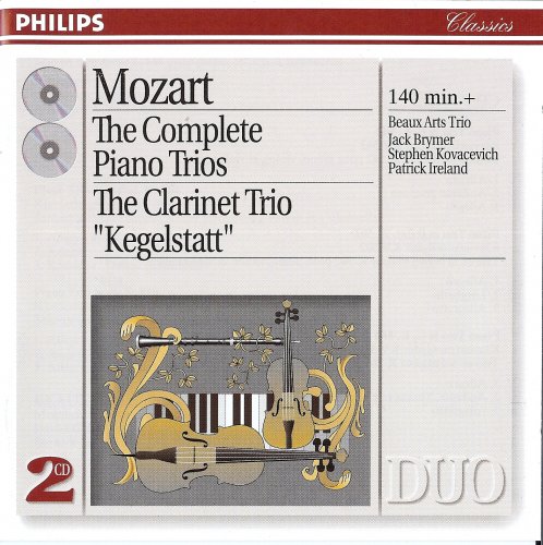 Beaux Arts Trio - Mozart: The Complete Piano Trios / The Clarinet Trio 'Kegelsatt' (1995) CD-Rip