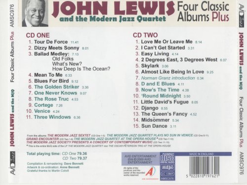 John Lewis - Four Classic Albums Plus (2CD, 2009)