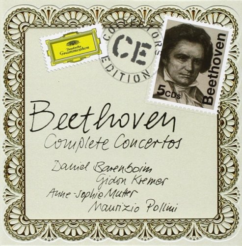 Daniel Barenboim, Gidon Kremer, Anne-Sophie Mutter, Maurizio Pollini - Beethoven: Complete Concertos (2011) CD-Rip