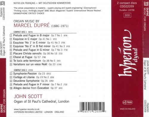 John Scott - Dupré: Organ Music (2006)