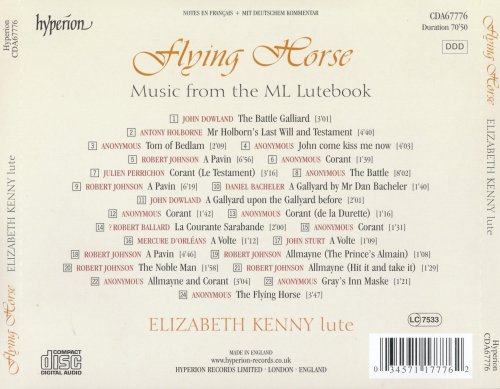 Elizabeth Kenny - Flying Horse: Music from the ML Lutebook (2009)