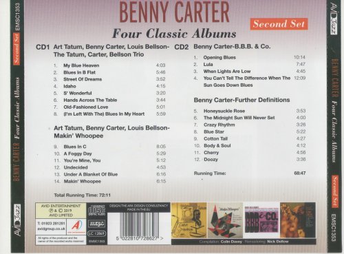 Benny Carter - Four Classic Albums: Second Set (2CD, 2019)