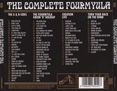 The Fourmyula - The Complete Fourmyula (2010) [4CD Box Set]