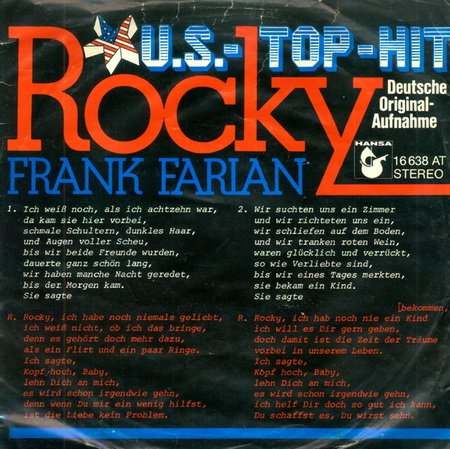 Frank Farian - Rocky (1976)