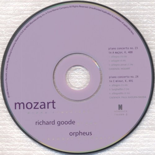 Richard Goode, Orpheus Chamber Orchestra - Mozart: Piano Concertos Nos. 23 & 24 (1999)