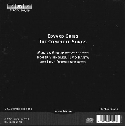 Monica Groop - Edvard Grieg: The Complete Songs (7CD) (2010) CD-Rip