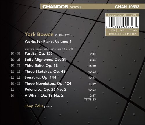 Joop Celis - Bowen: Piano Works, Vol. 4 (2010) [Hi-Res]