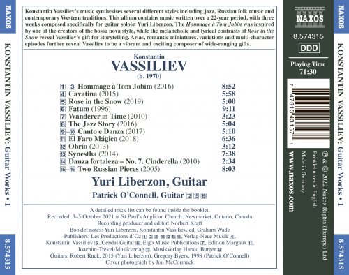 Yuri Liberzon & Patrick O'Connell - Konstantin Vassiliev: Guitar Works, Vol. 1 (2022) [Hi-Res]