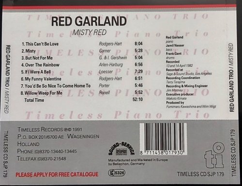 Red Garland Trio - Misty Red (1991)