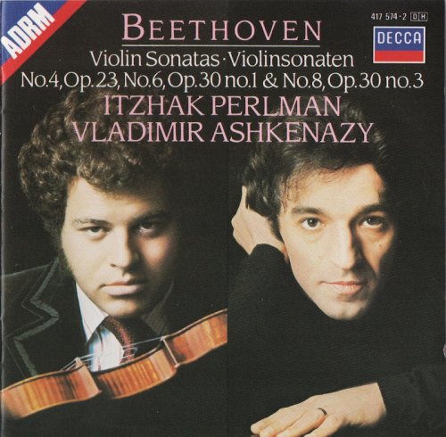 Itzhak Perlman, Vladimir Ashkenazy - Beethoven: Violin Sonatas Nos. 4, 6 & 8 (1987) CD-Rip