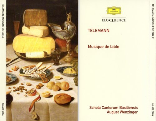 August Wenzinger - Telemann: Musique de Table (1964) [2017 4CD Box Set]