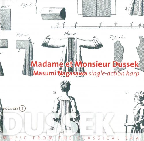 Masumi Nagasawa - Madame et monsieur Dussek – Works for harp solo, Volume 1 (2012)