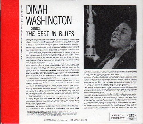 Dinah Washington - The Best In Blues (1997) CD Rip