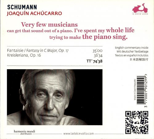 Joaquín Achúcarro - Schumann: Fantaisie, Kreisleriana (2013) CD-Rip