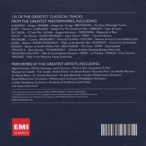 Lucia Popp, Nigel Kennedy, Cécile Ousset - The Classic Experience - 135 of the greatest classical tracks [8CD] (2012)