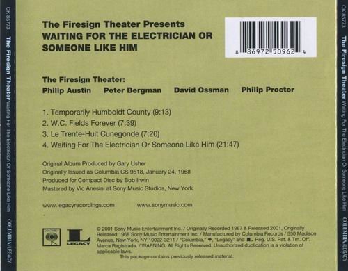 The Firesign Theater Presents - Waiting For The Electrician Or Someone Like Him (1968)