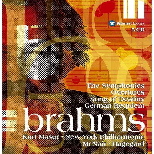 Kurt Masur, New York Philharmonic - Brahms: The Symphonies, Overtures, Song of Destiny & German Requiem (2006)