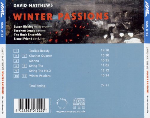 The Nash Ensemble, Lionel Friend - David Matthews: Winter Passions (2010)