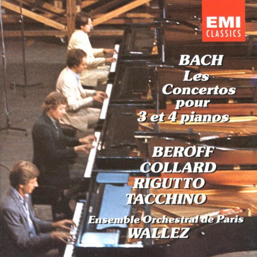 Michel Beroff - Bach: Les Concertos pour 3 et 4 pianos (1981)