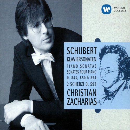 Christian Zacharias - Schubert: Piano Sonatas, D. 845, 894, 850 "Gasteiner", 2 Scherzi, D. 593 & Minuet and Trio, D. 139 (1992)