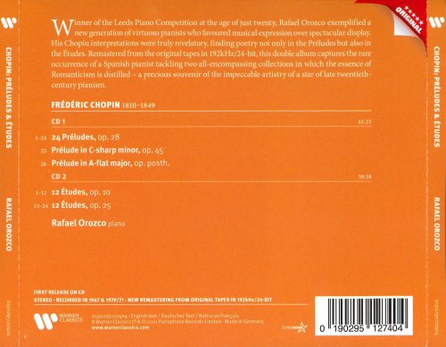 Rafael Orozco - Chopin: Preludes & Etudes (2021) [2CD]