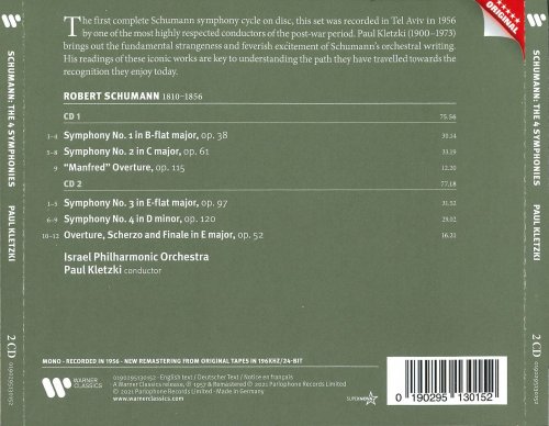 Paul Kletzki - Schumann: The Four Symphonies (2021) [2CD]