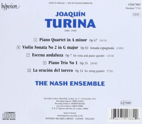 The Nash Ensemble - Turina: Chamber Music (2012)