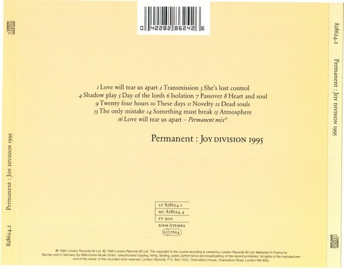 Joy Division - Permanent: Joy Division 1995 (1995) CD-Rip