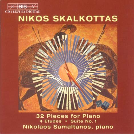 Nikolaos Samaltanos - Skalkottas: 32 Pieces for Piano, 4 Etudes, Suite No. 1 (2001)