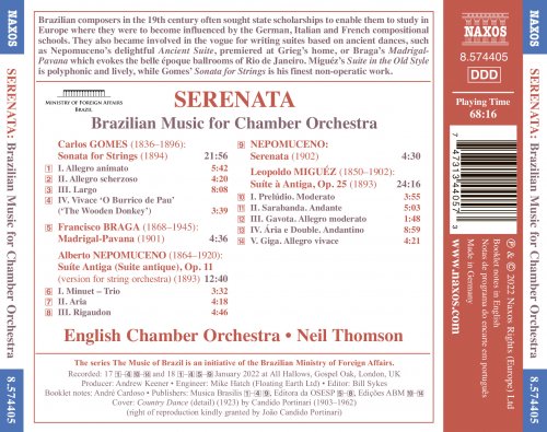 English Chamber Orchestra & Neil Thomson - Serenata: Brazilian Music for Chamber Orchestra (2022) [Hi-Res]