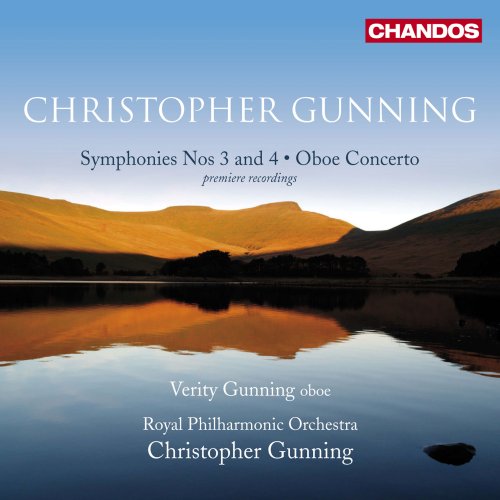 Verity Gunning, Royal Philharmonic Orchestra & Christopher Gunning - Gunning: Symphonies Nos. 3 and 4 & Oboe Concerto (2022) [Hi-Res]