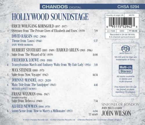 Sinfonia of London & John Wilson - Hollywood Soundstage (2022) [Hi-Res]