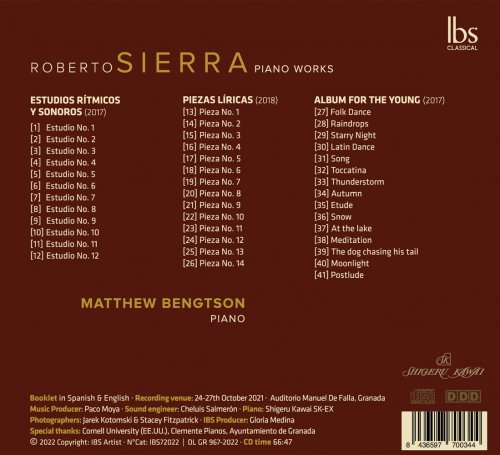 Matthew Bengtson - Sierra: Piano Works (2022) [Hi-Res]